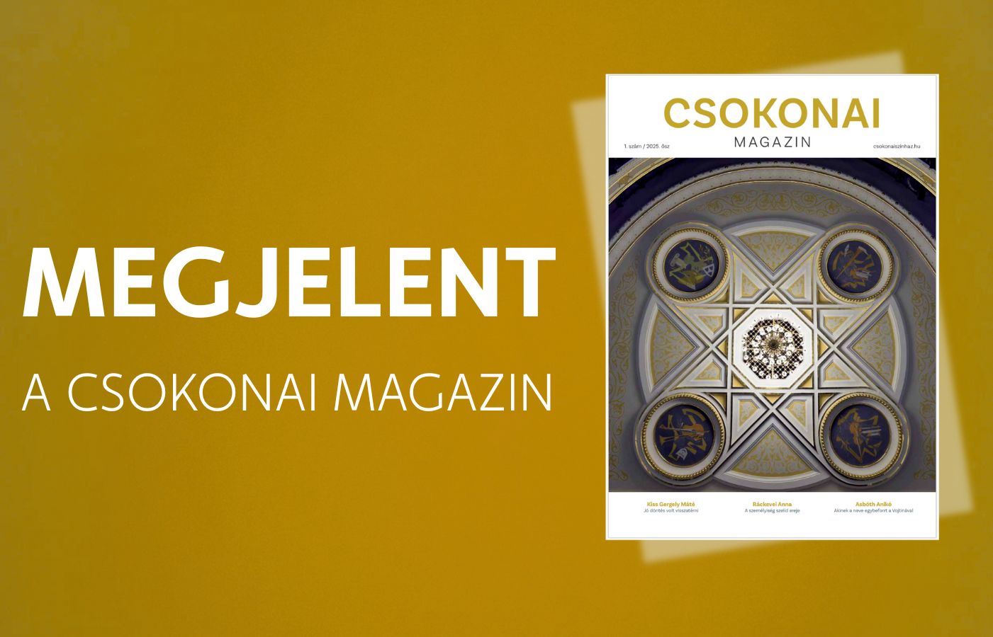 Megjelent a Csokonai Nemzeti Színház új kulturális kiadványa, a Csokonai magazin